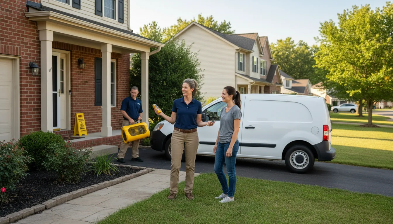 Residential water damage restoration in Laughlin, NV